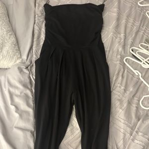 Strapless Black Jumpsuit